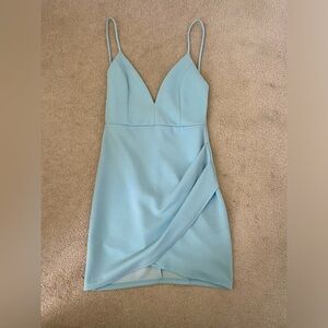 BLUE MINI DRESS